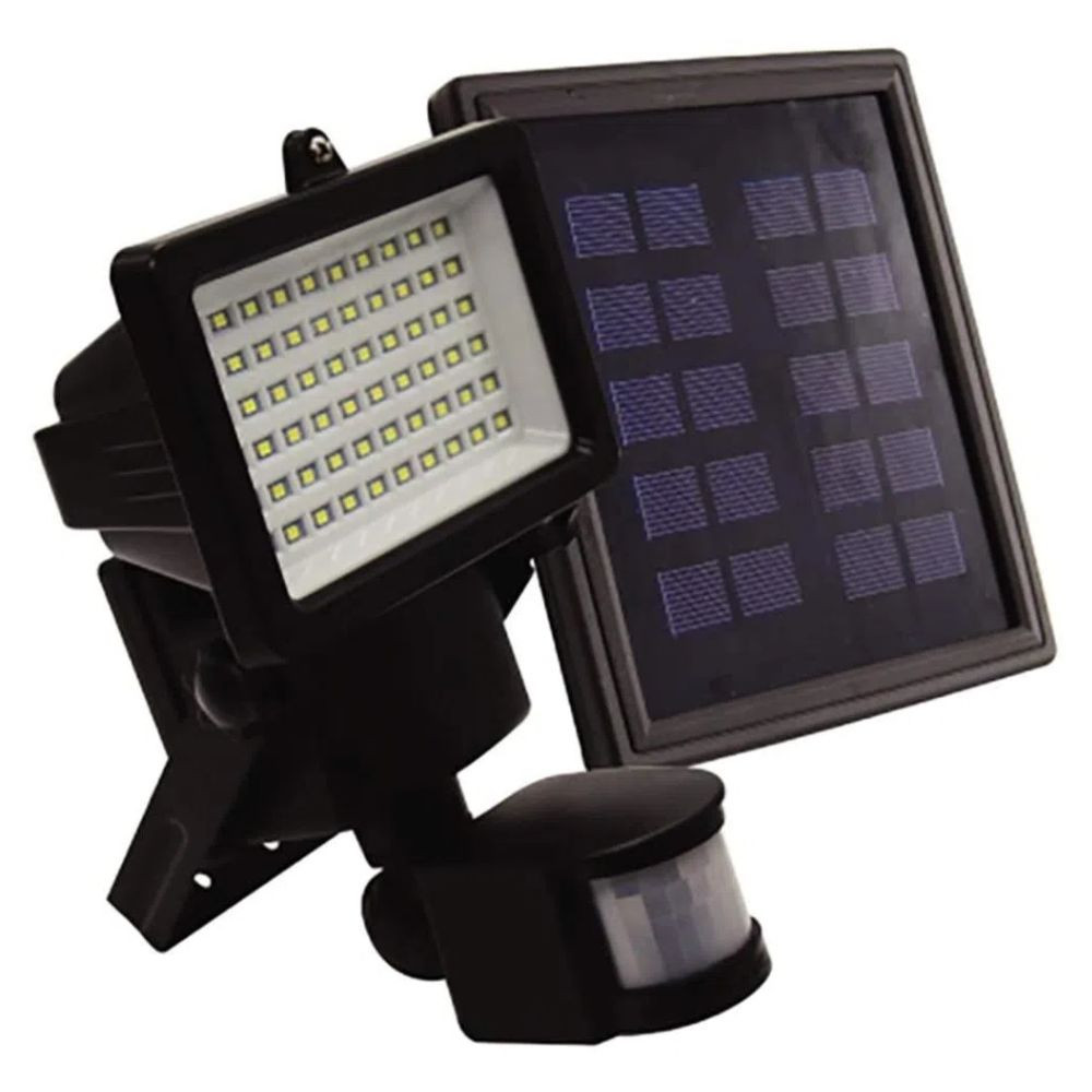 Refletor Solar C/Sensor De Movimento 60Led Ecofrorce
