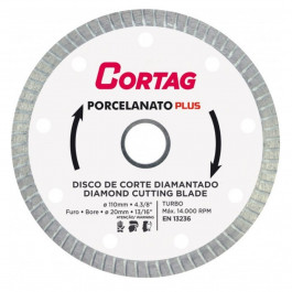 Disco Diamantado Porcelanatto Plus Cortag 