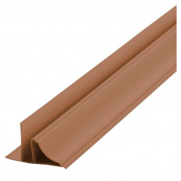 Perfil Pvc Colonial Abas 6Metros Nogueira Araforros