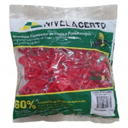 Espaçador De Piso Top 1.5Mm Com 100 Peças Nivela Certo