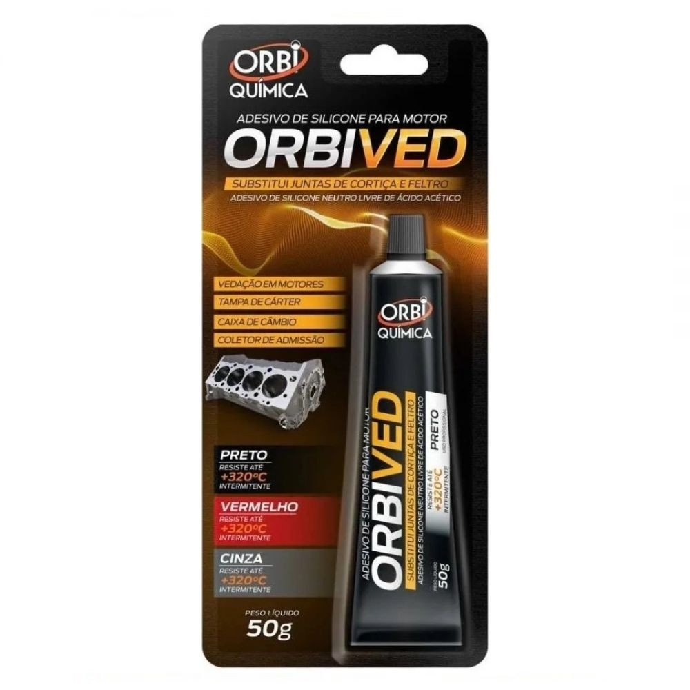 Orbived Selante Para Motor Preto 50G Orbi