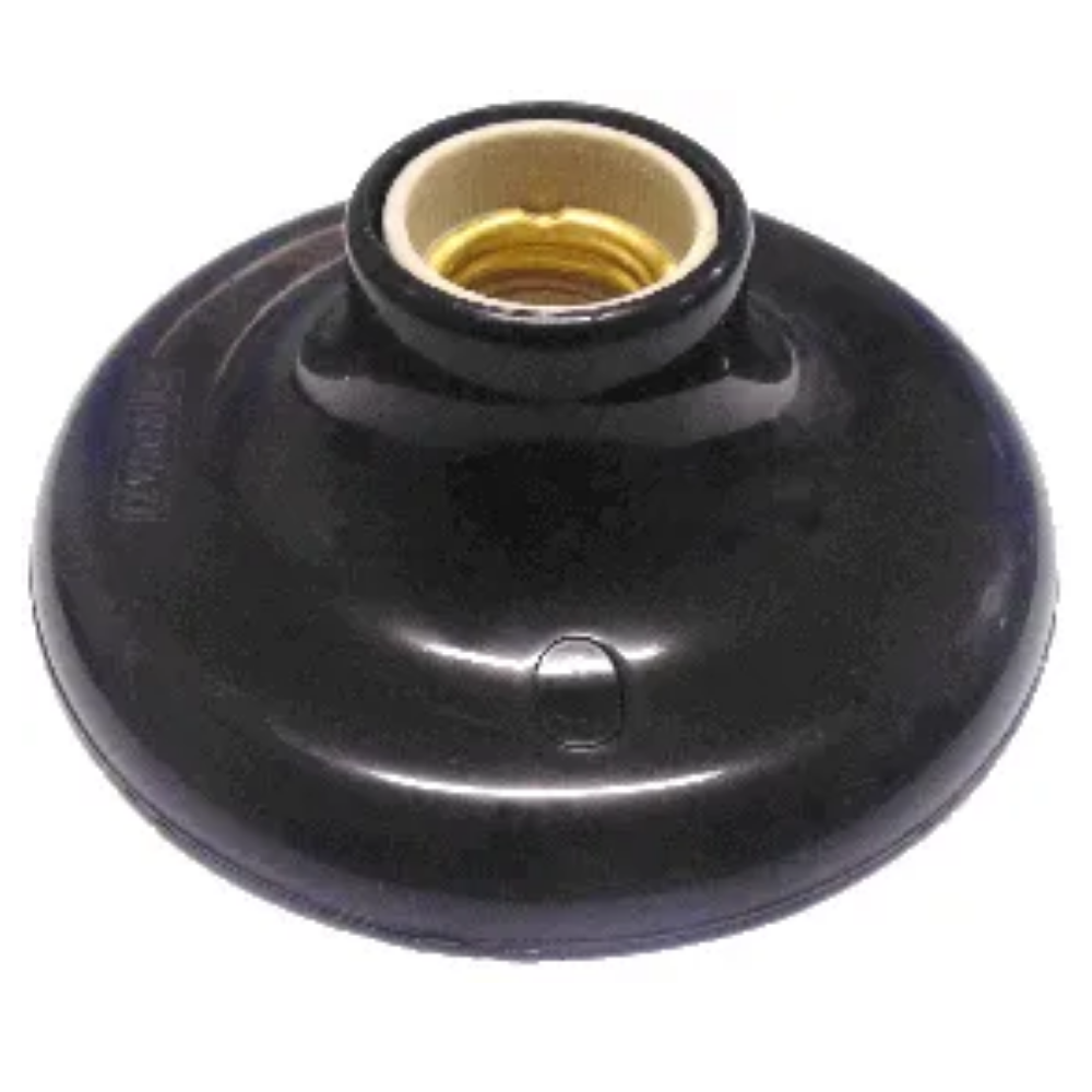 Plafonier Soquete Louça 100W Pt Romazi