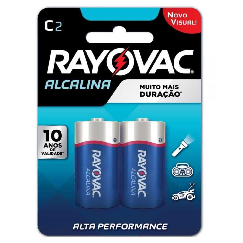 Pilha Alcalina C/02Un Sm-24 Rayovac