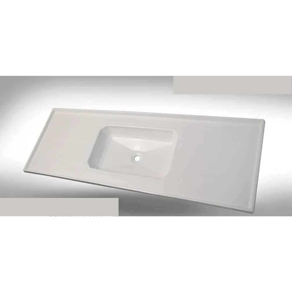 Balcão 1.00X0.50 Branco Liso Bella Pia