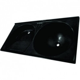 Tanque Bella Delta 1.00X0.50 Preto Romano