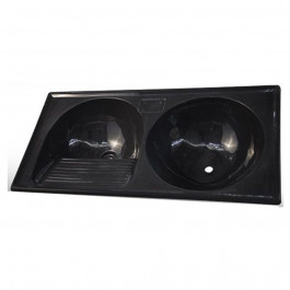 Tanque Bella Circular 1.05X0.53 Preto Romano