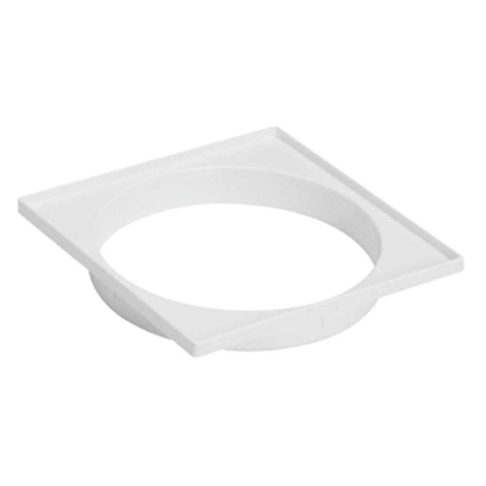 PORTA-GRELHA QUADRADA 100MM BRANCO AMANCO