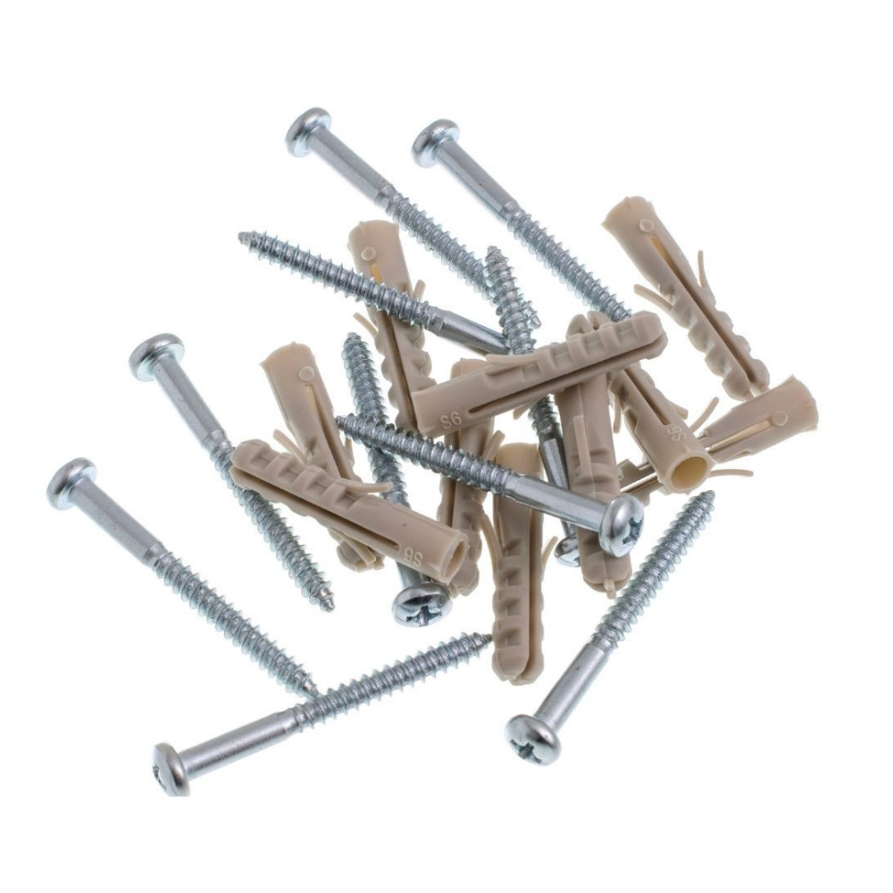  Parafuso Cabeca De Panela Philips C/Bucha Nylon 7Mm C/10 Unidades Bemfixa 
