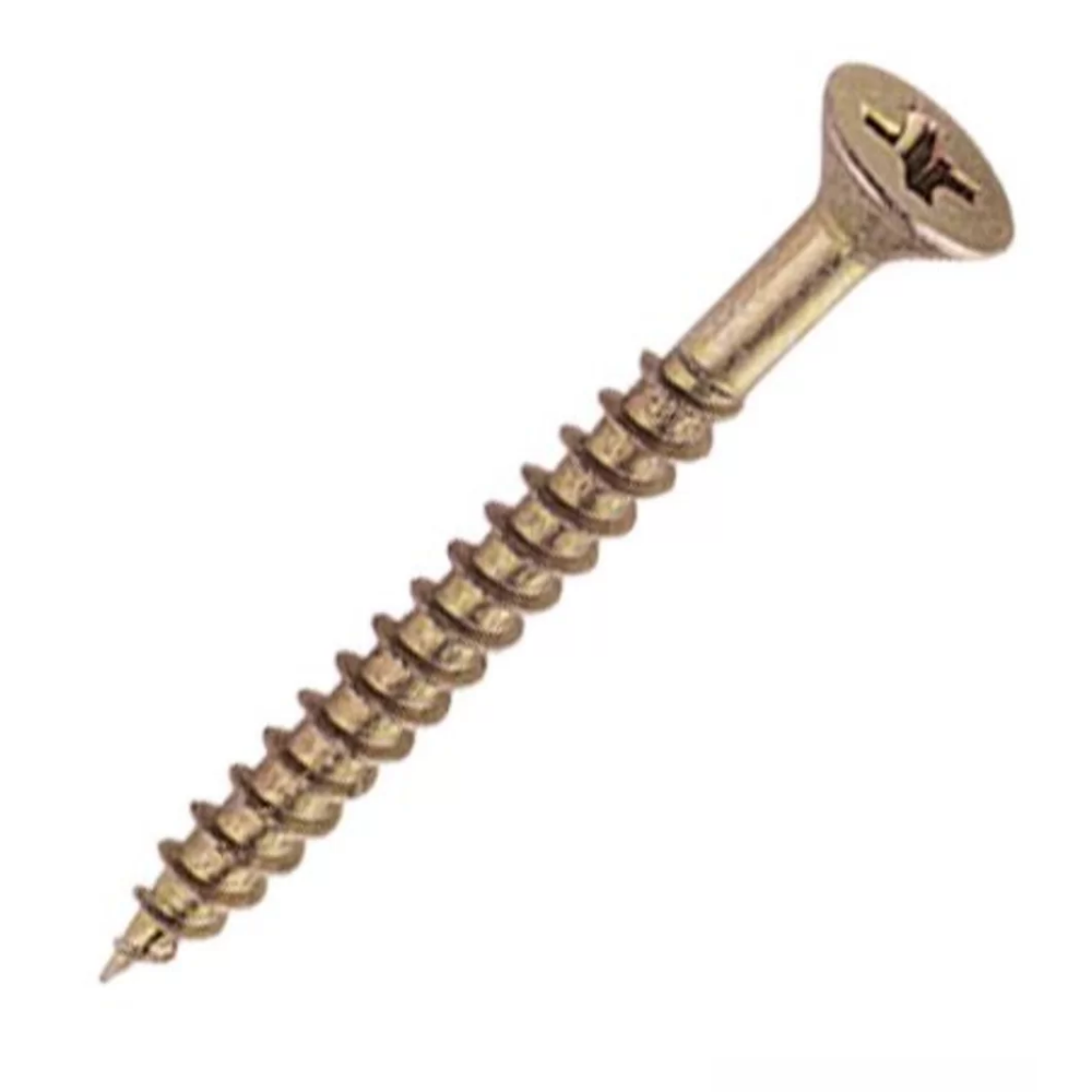 Parafuso Com Cabeça Chata Fenda Phillips 4.5 X 30 Mm Para Aglomerado E Mdf 20 Unidades Bem Fixa