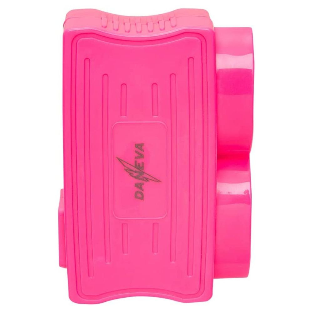 Plug Carregador Mult Com 2 Usb + 2 Tomadas Rosa Daneva