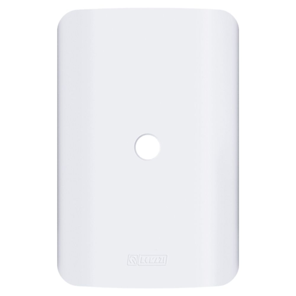 Placa Para Saida De Fio Tv/Antena 4X2 Canoa Branco Romazi