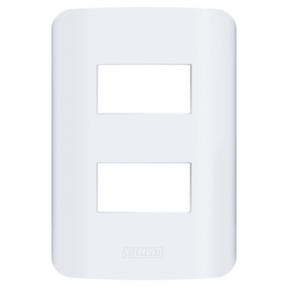 Placa 2 Seções 4X2 Canoa Branco Romazi