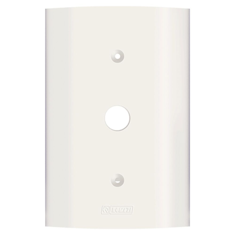Placa De Saida De Fio Tv/Antena 4X2 Dunas Branco Romazi