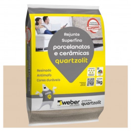 Rejunte Quartzolit Porcelanatto Bege 1Kg