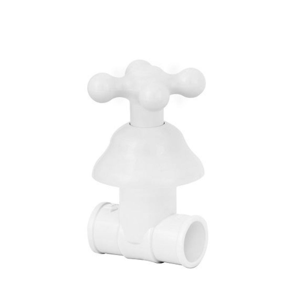 Registro De Pressão Com Canopla Maruja 20Mm Branco Viqua