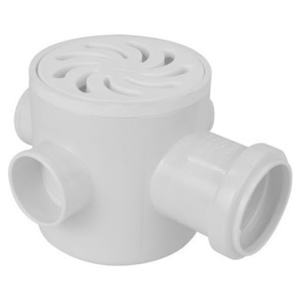 Caixa Sifonada Vortice Branca Redondo 100X100X50 Amanco