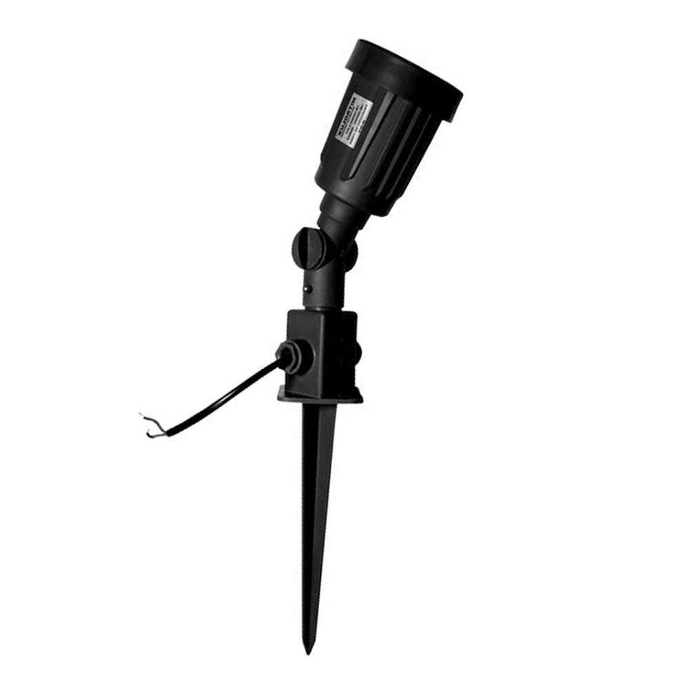 Espeto Led Lgp07-V Luz Verde 7W Preto Nitrolux