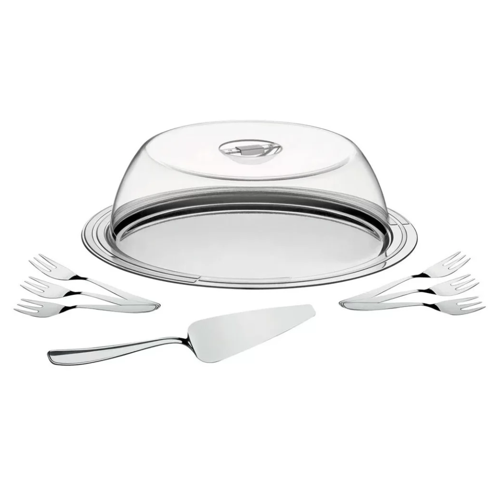 Jogo Para Tortas Ciclo Inox 9Pcs Tramontina
