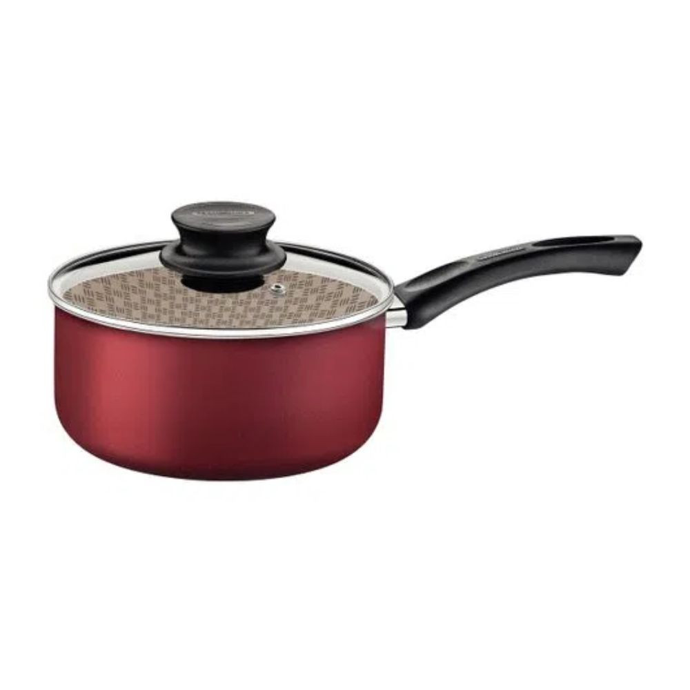 Panela  Paris  Alumínio Vermelho Antiaderente 16 Cm Tramontina