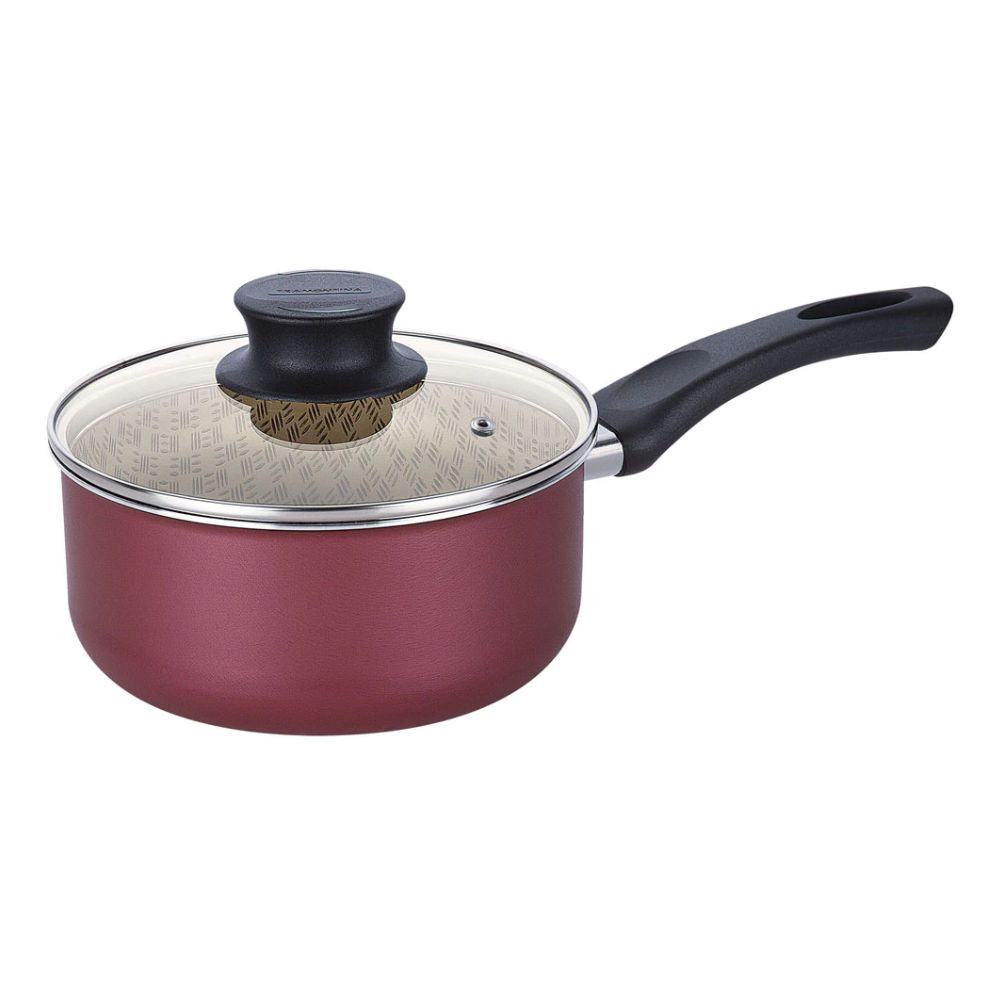 Panela De Alumínio 20Cm Antiaderente Paris Vermelho Tramontina 