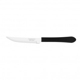 Faca Para Churrasco Leme Com Lâmina Em Aço Inox Preta Tramontina