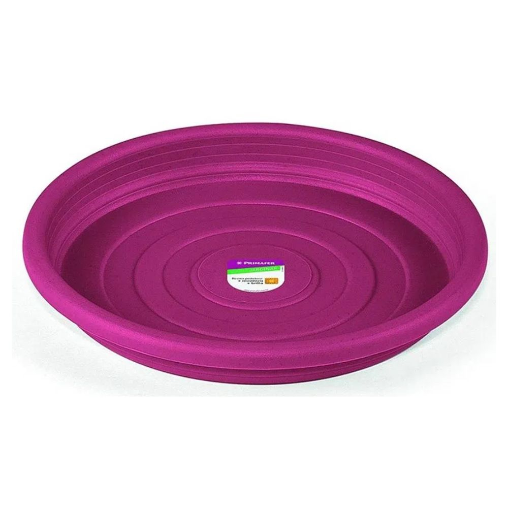  Prato Para Vaso Plástico 10Cm Rosa Pr6540-3 Primafer