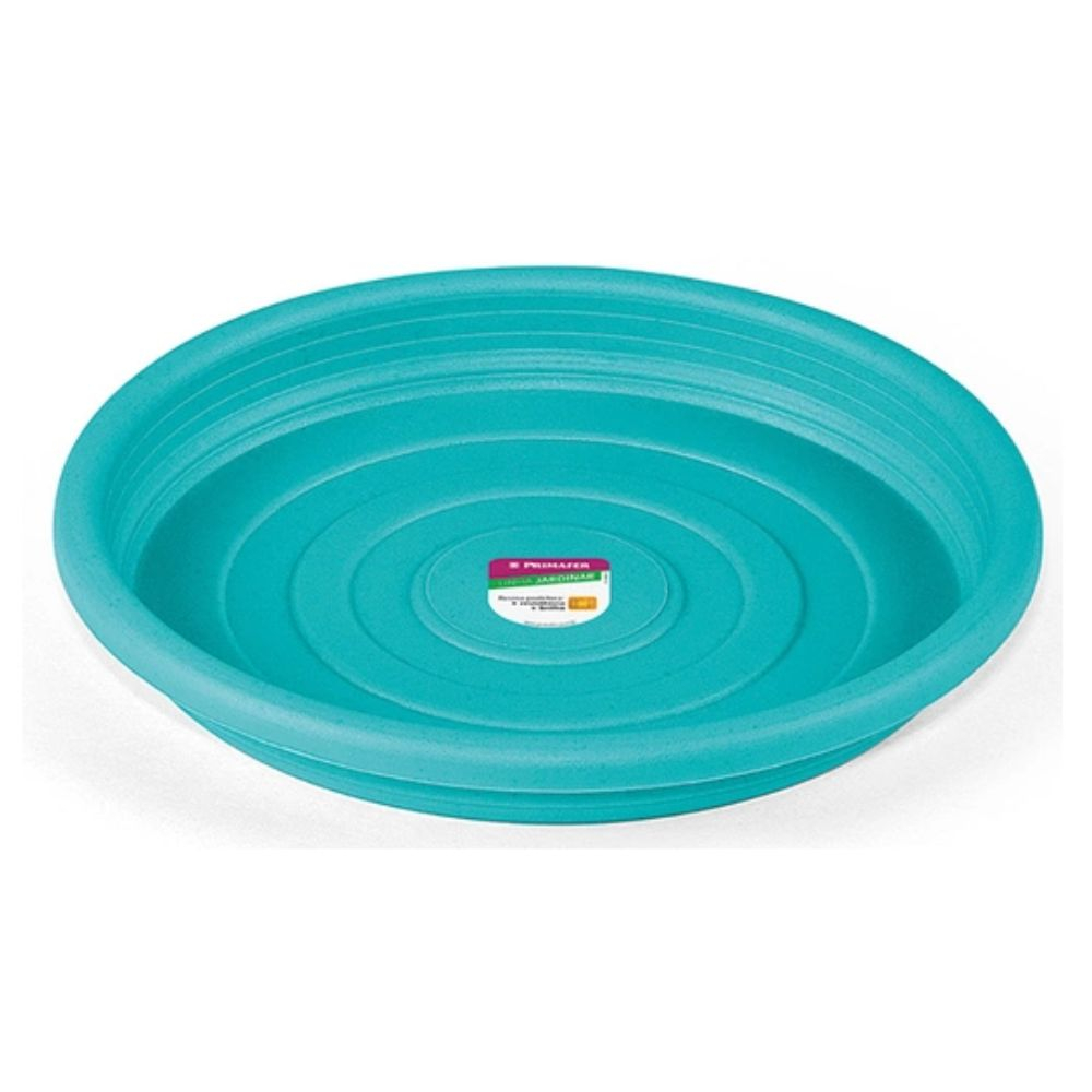 Prato Para Vaso Plástico 13Cm Azul Pr6541-2 Primafer