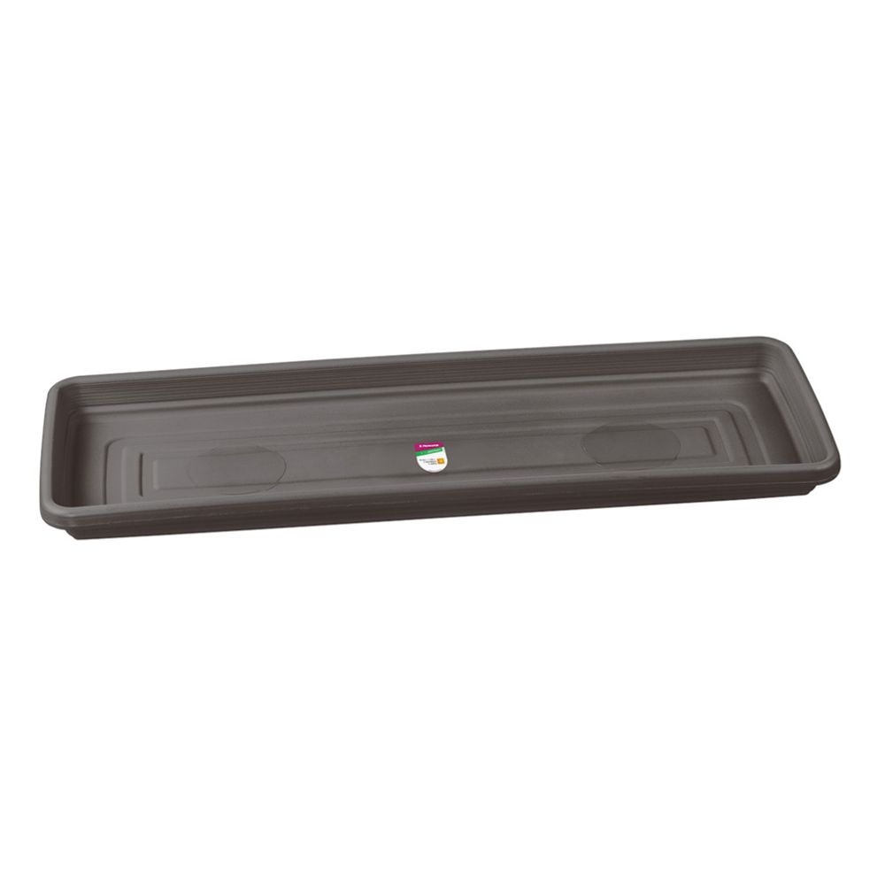 Prato Para Floreira 48Cm Plástico Marrom Pr6534-1 Primafer