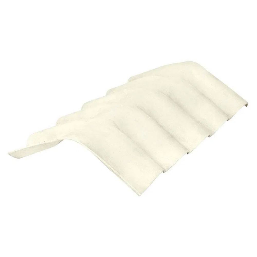 Cumeeira Fibrocimento Normal 1,10Mx6Mm 10G Branca Brasilit