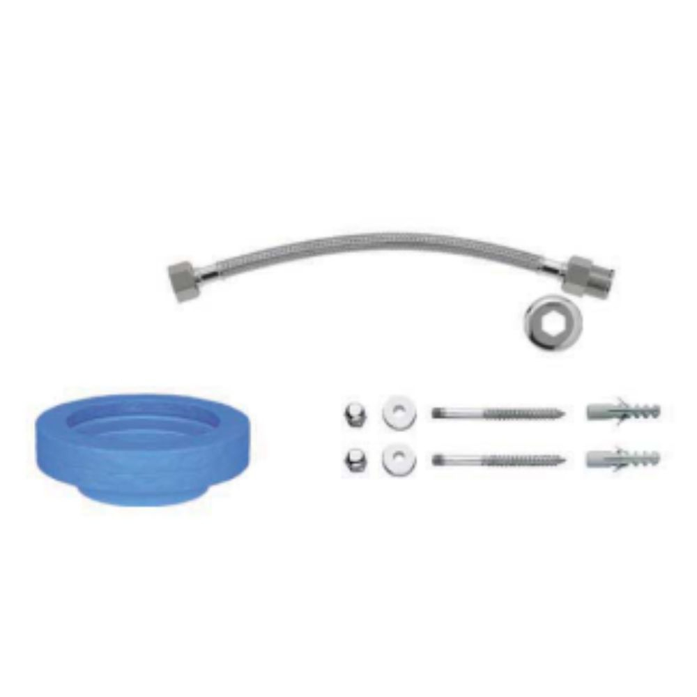 Kit De Fixação Para Instalação Para Caixa Vertical Cromado Deca