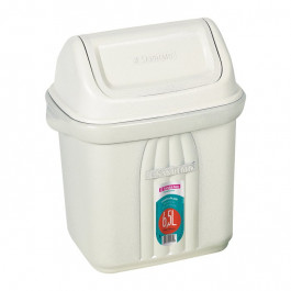 Lixeira Casa Blanca Pia 6.5L Branco Sanremo 