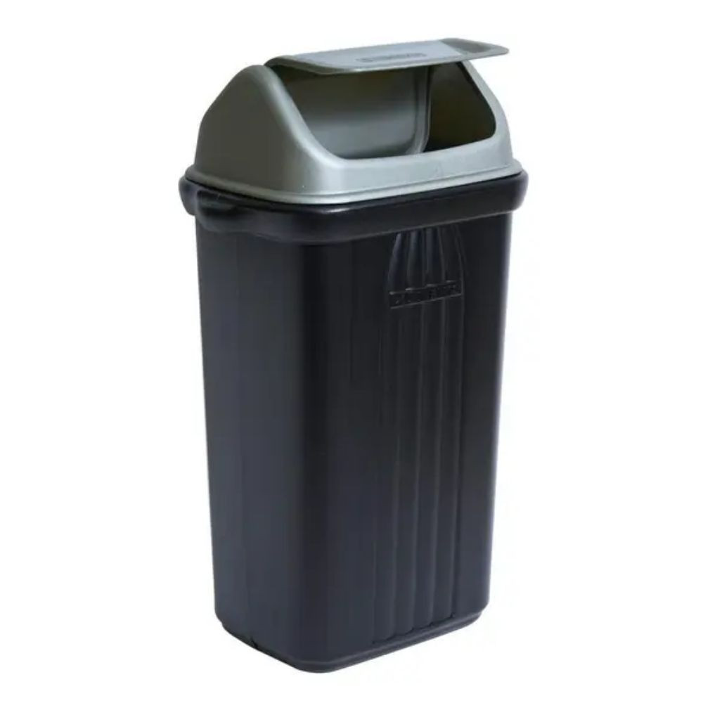 Lixeira Basculante Casablanca Preta 10L Sanremo