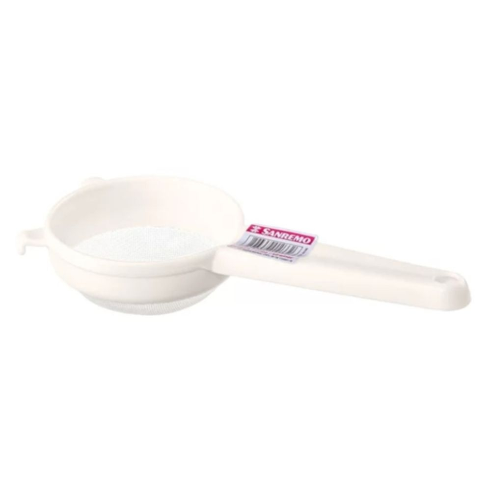 Peneira Plástico 7.5Cm Casar Branca Sanremo