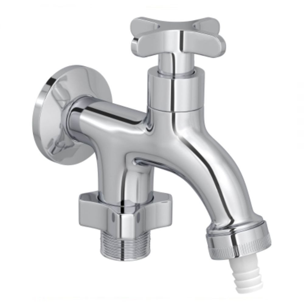 Torneira Flex P/Tanque Com Derivação Para Máquina Cromada Deca