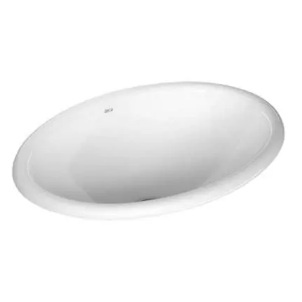 Cuba De Sobrepor Oval 440X310Mm Universal Branca Deca