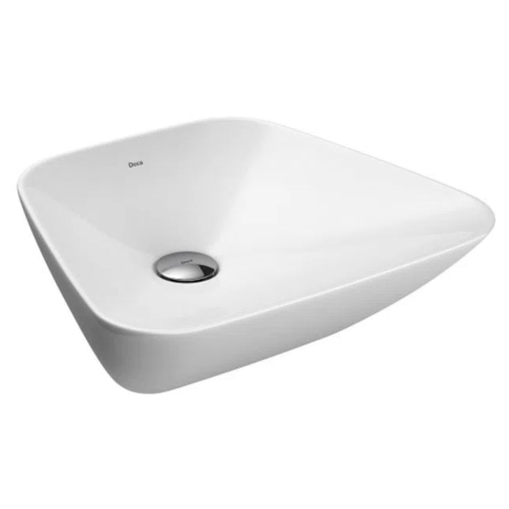 Cuba De Apoio Trapezoidal 370X400Mm Branca Deca