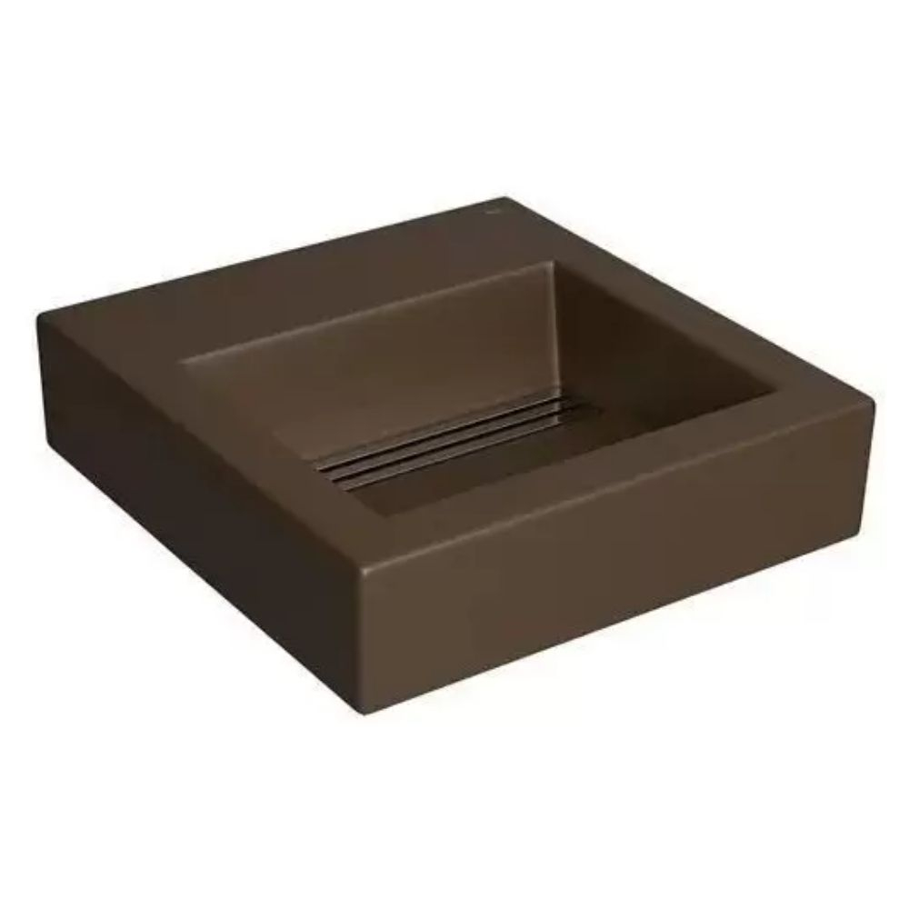 Cuba De Sobrepor Valvula Oculta 425X410Mm Marrom Deca