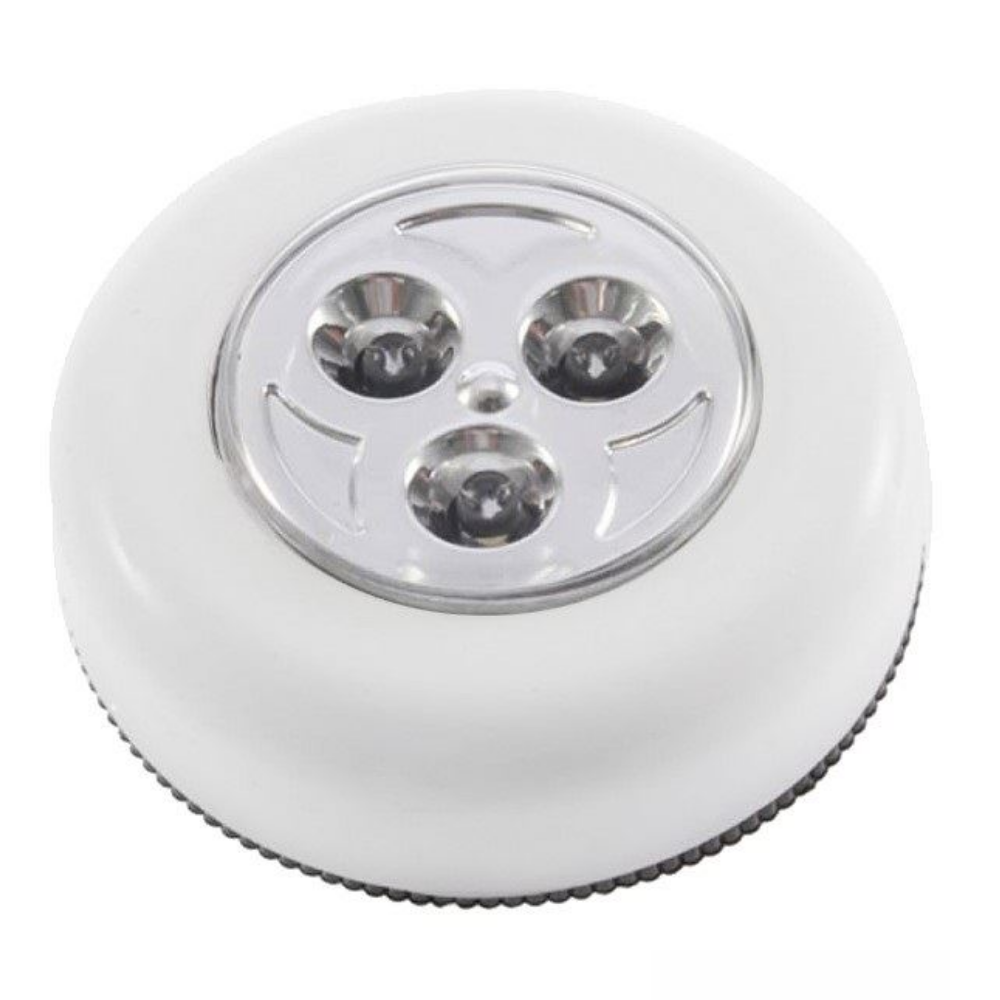 Luminária Led Button 3 Leds Branca Llum Bronzearte