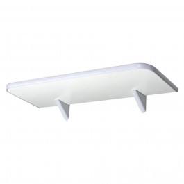 Prateleira 30X120 Com Suporte Branco Soft Pratefix