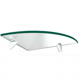 Prateleira Com Suporte Raio Glass 25X25 Cm Pratefix