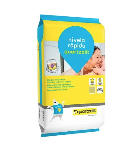 Argamassa Quartz Nivela Rápido 20Kg