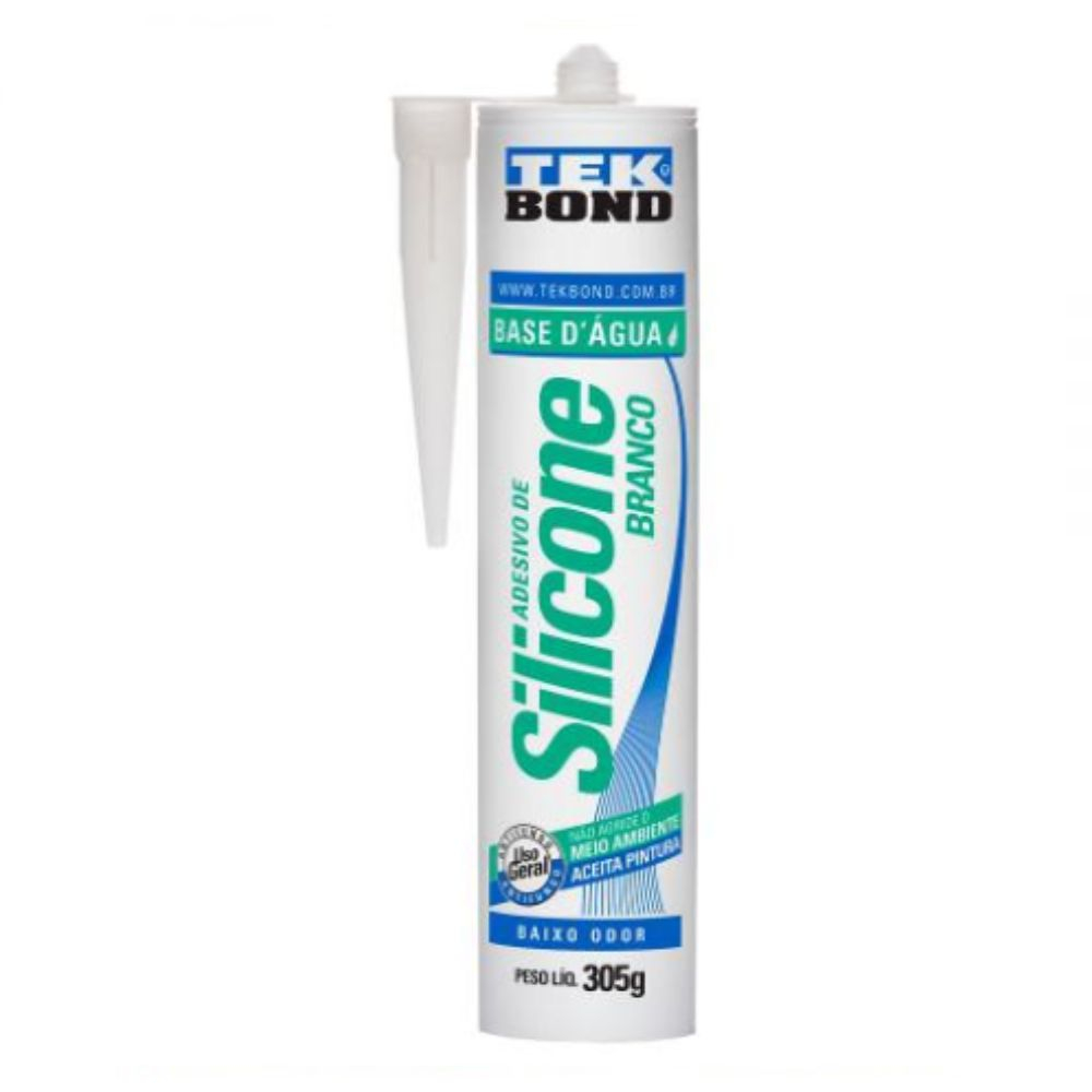 Adesivo De Silicone A Base D Água 305G Tekbond