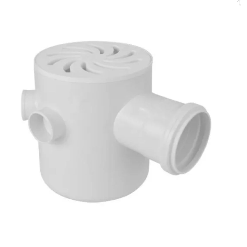 Caixa Sifonada Redonda Vort 150X185X75 Cromada Amanco