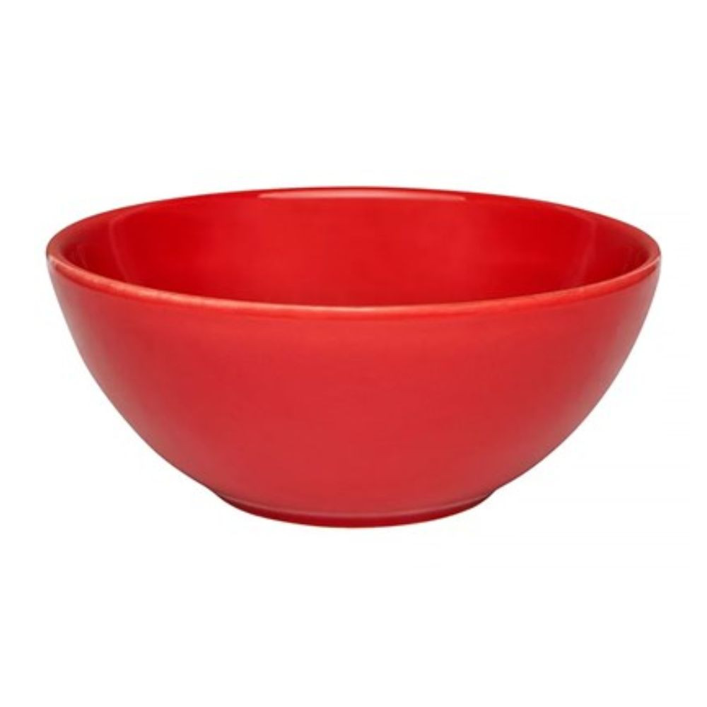 Tigela Bowl De Cerâmica 600Ml Vermelha Oxford