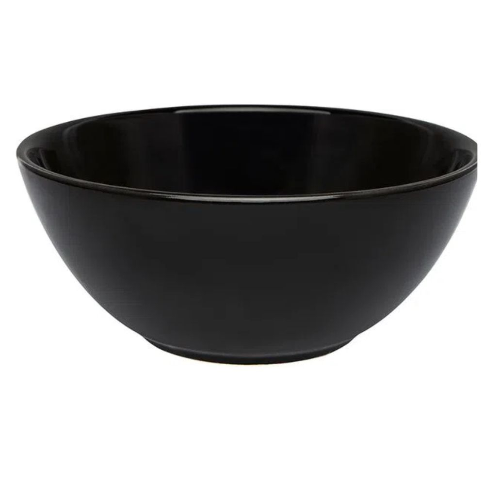 Tigela De Cerâmica Preta 600 Ml Oxford