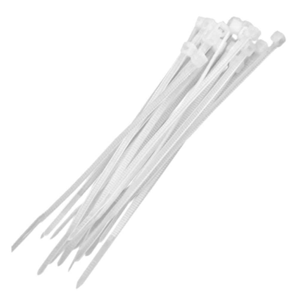 Abraçadeira De Nylon 4.8X300Mm Com 10 Unidades Branco Interneed