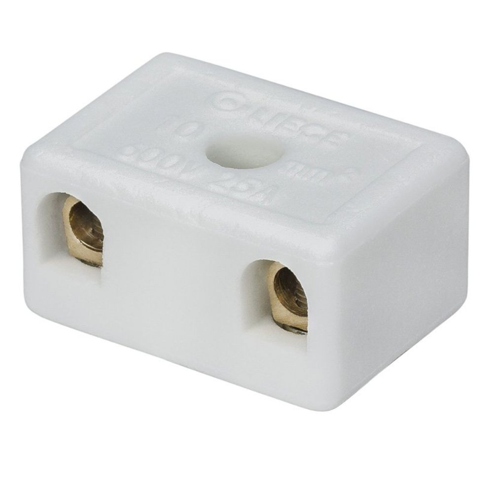 Conector Porcelana 10Mm 2 Polos Interneed