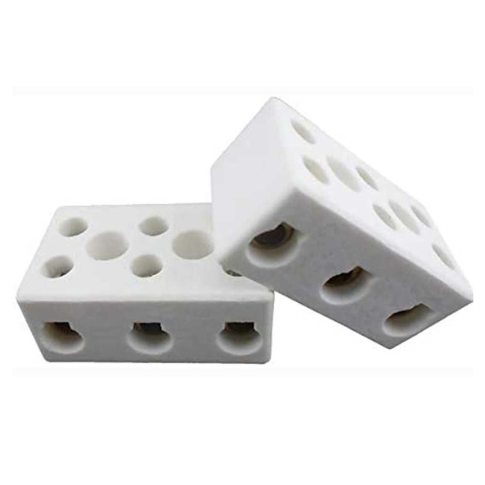 Conector Múltiplo De Porcelana 10Mm Tripolar Interneed