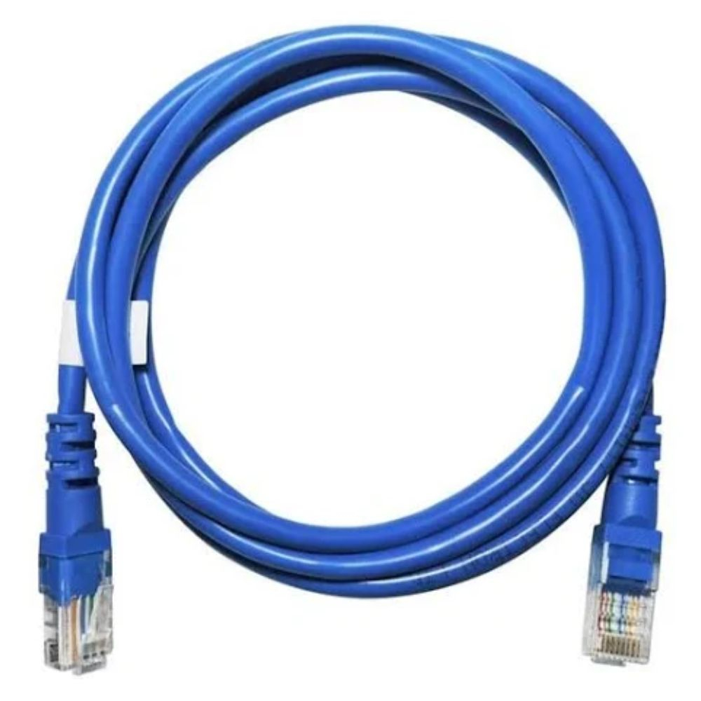 Cabo De Rede Montado Patch 2.1Mt Azul  Rj/Rj 568B Interneed
