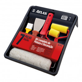 Kit Completo Pintura E Decoração 7 Peças 1016 Atlas 